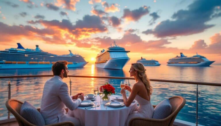 Comparatif des meilleures croisières de luxe pour jeunes mariés