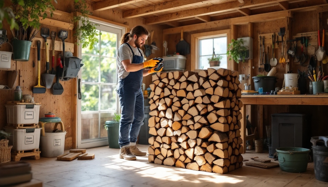 découvrez si vous pouvez stocker des bûches compressées dans un abri de jardin, les précautions à prendre et les conseils pour préserver leur qualité et garantir une bonne combustion.