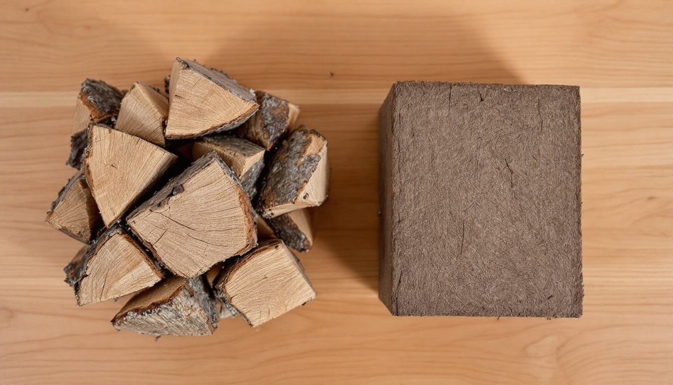 découvrez ce qu'est le bois compressé pour le chauffage : un combustible écologique, économique et performant, issu de sciure recyclée. idéal pour poêles et cheminées !